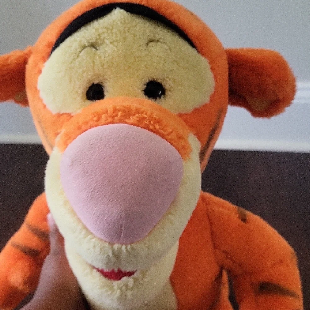 Mattel Plush Tigger Toy - Orange and Cream - Picture 6 of 6